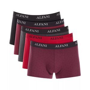 ALFATECH by ALFANI Men's 5-Pk. Moisture-Wicking Trunks - Red XL